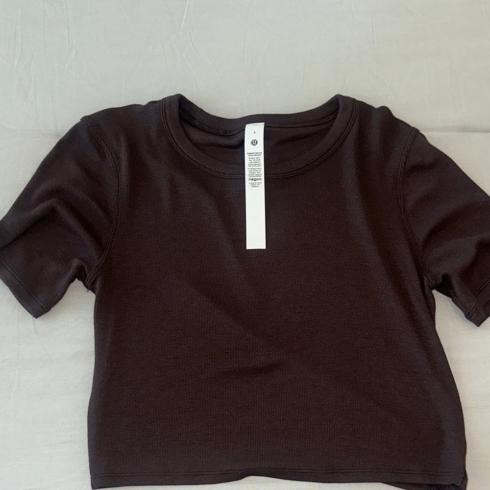 Dark Brown Short Sleeve Top - lululemon